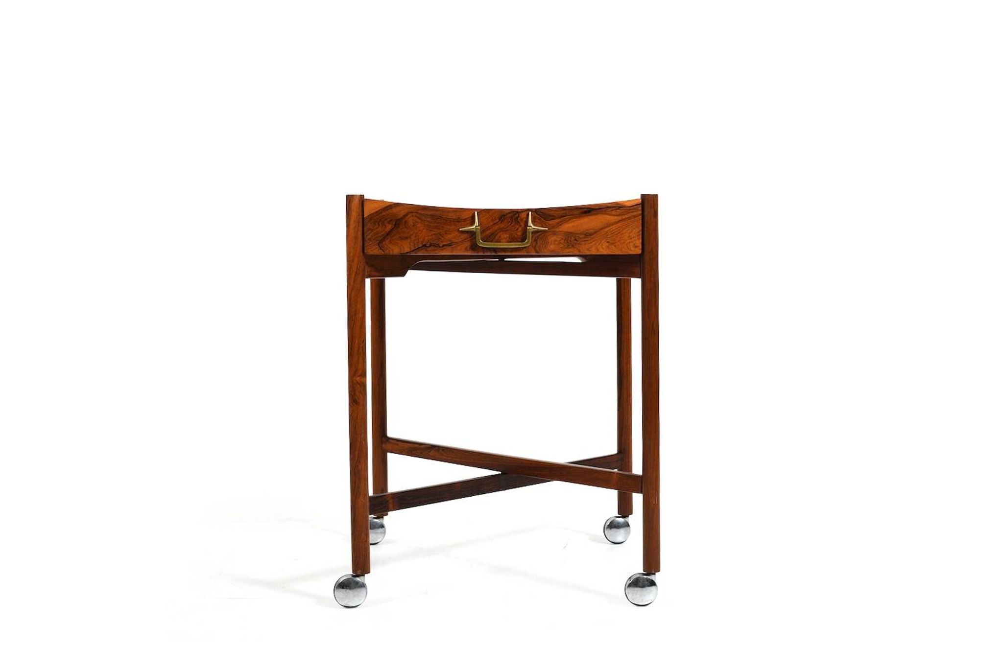 Table pliante à plateau de Mogens Lysell, Danemark, années 1960