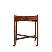 Table pliante à plateau de Mogens Lysell, Danemark, années 1960