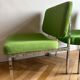 Paire de chauffeuses vintage