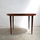 Vintage rosewood extendable Scandinavian round table by Kai Kristiansen for Skovmand and Anders