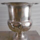 Medicis style champagne bucket in silver metal
