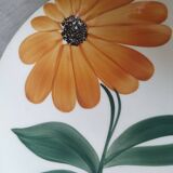 Vintage 1970s Orange Flower Gien Cup