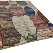 Tapis boho recyclé turc fait main 187 cm x 260 cm