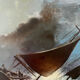 Marine, modern school, oil on canvas signed Van Ingelgam 1974