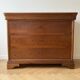 Antique solid wood chest of drawers with a secret drawer.