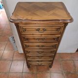 Louis XV Style Weekly Chest in Solid Cherry Wood