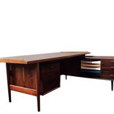 Executive Desk in Rosewood by Arne Vodder for Sibast Møbelfabrik, Denmark, 1950s or 1960s