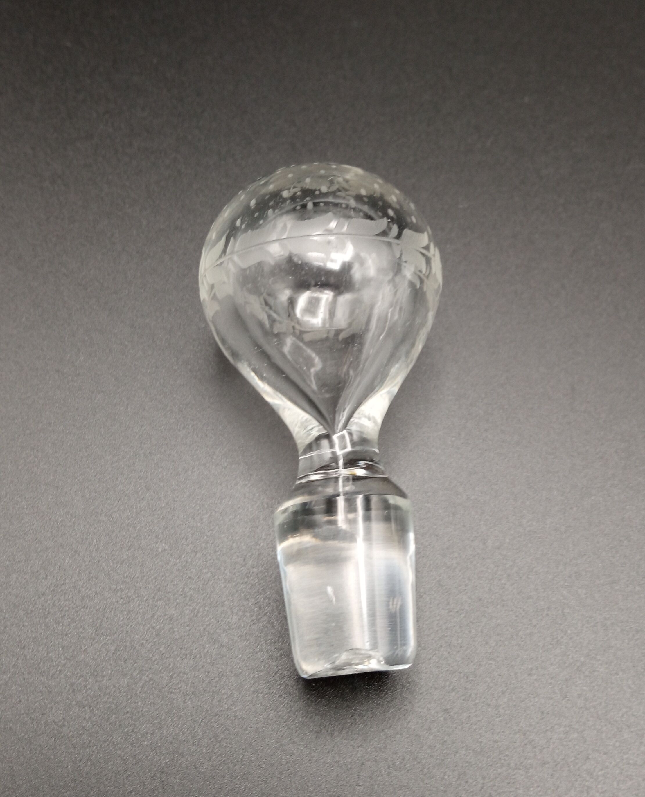 Two liquor decanters