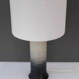 Large Monochrome Acrylic Table Lamp from Tranås Sweden, 1980s