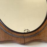 Old wooden mirror 26x19cm