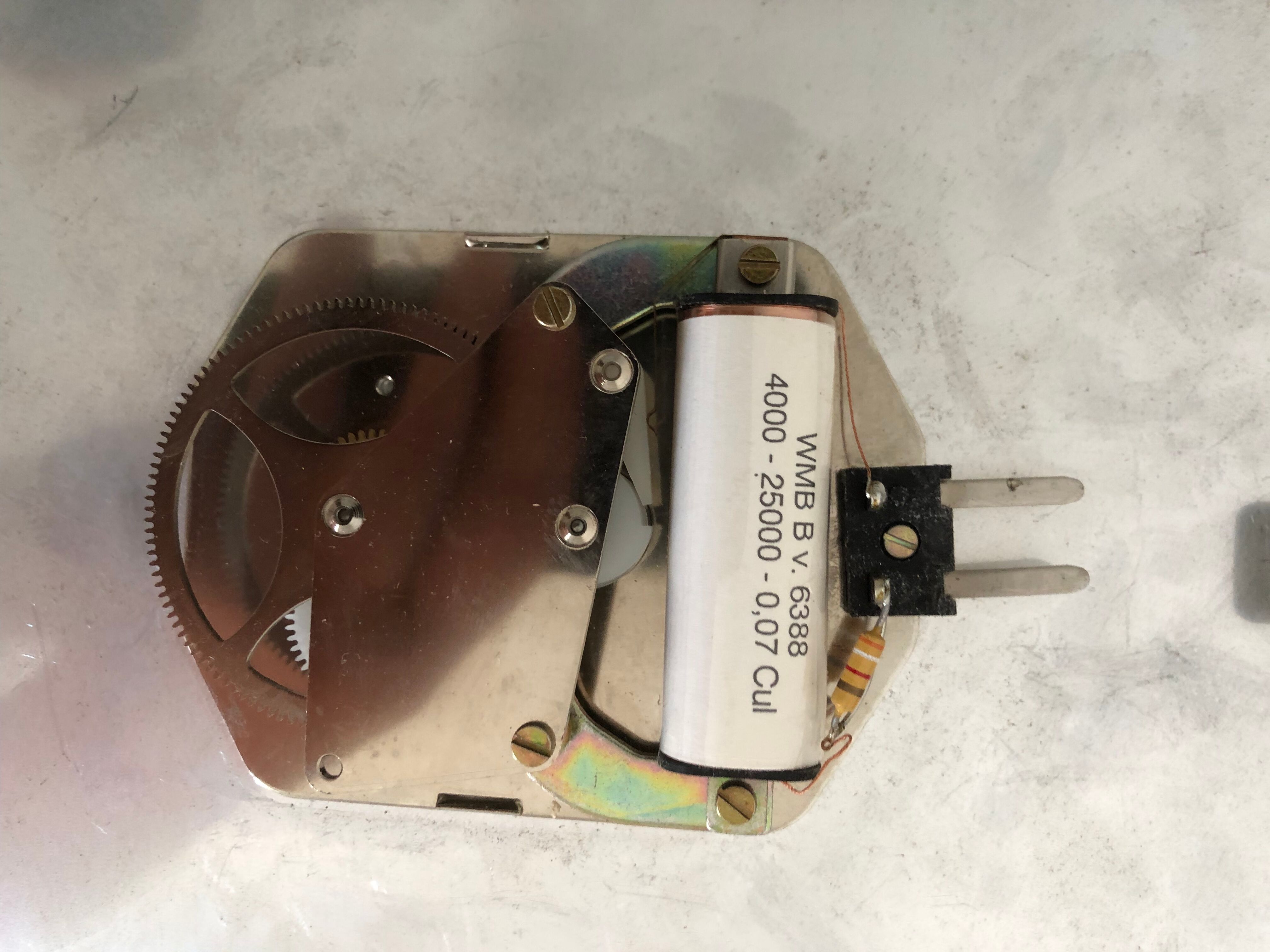 Vintage industrial clock bodet gorgy timing