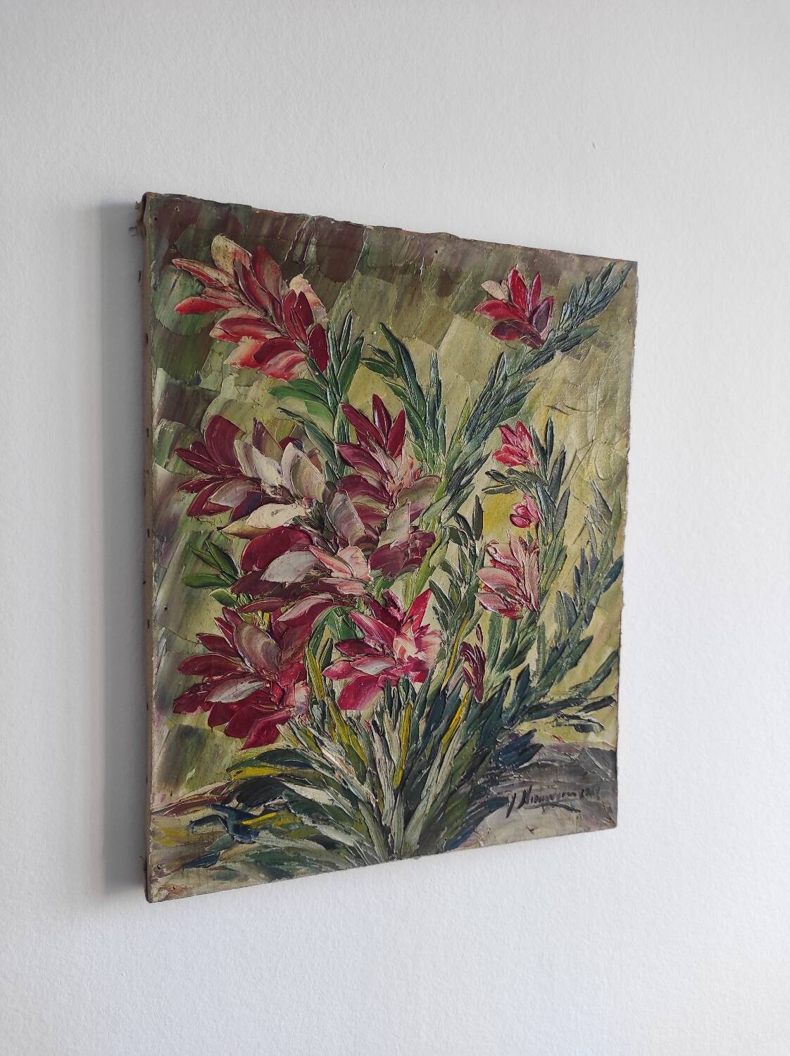 Oil painting by "Jacques Nieuwjaer", 1968