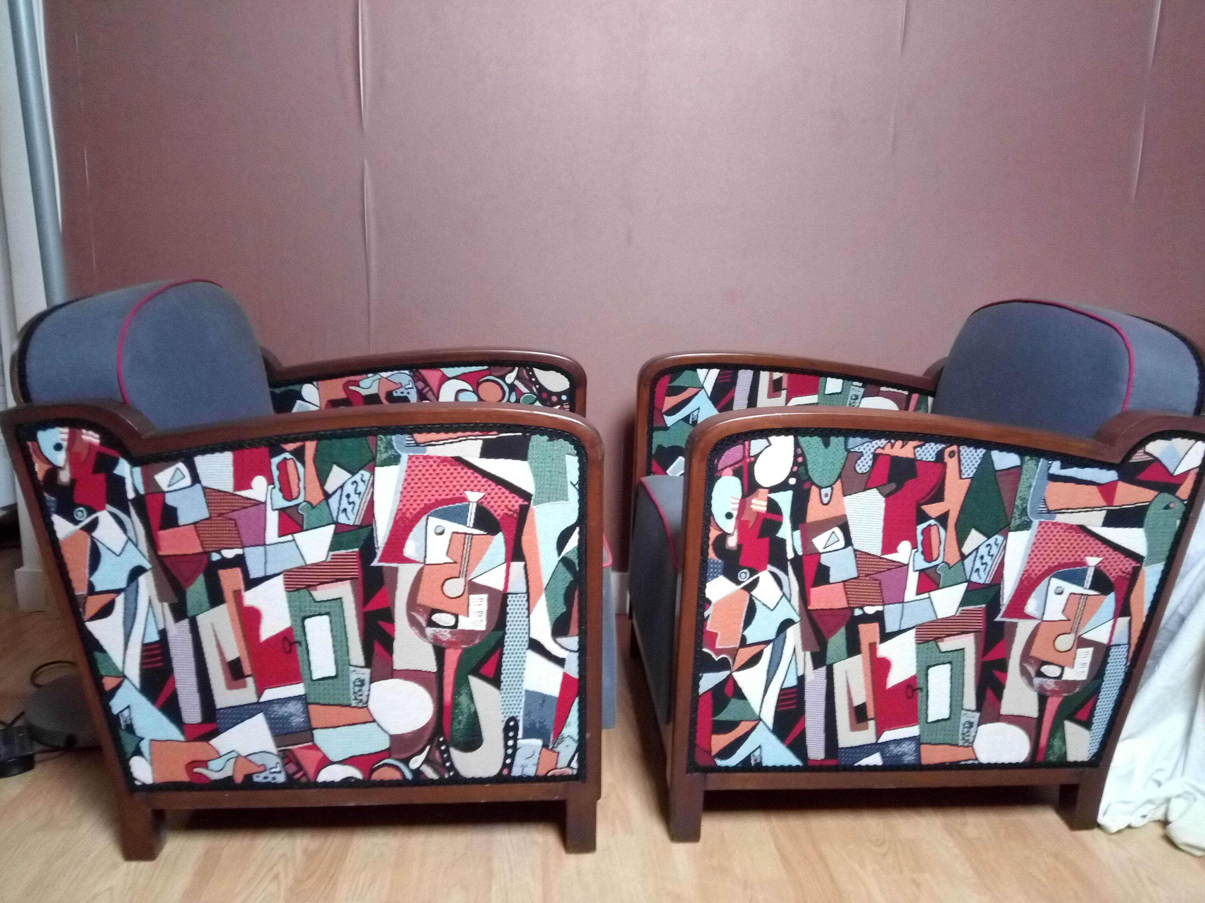 Paire de fauteuils Art Déco
