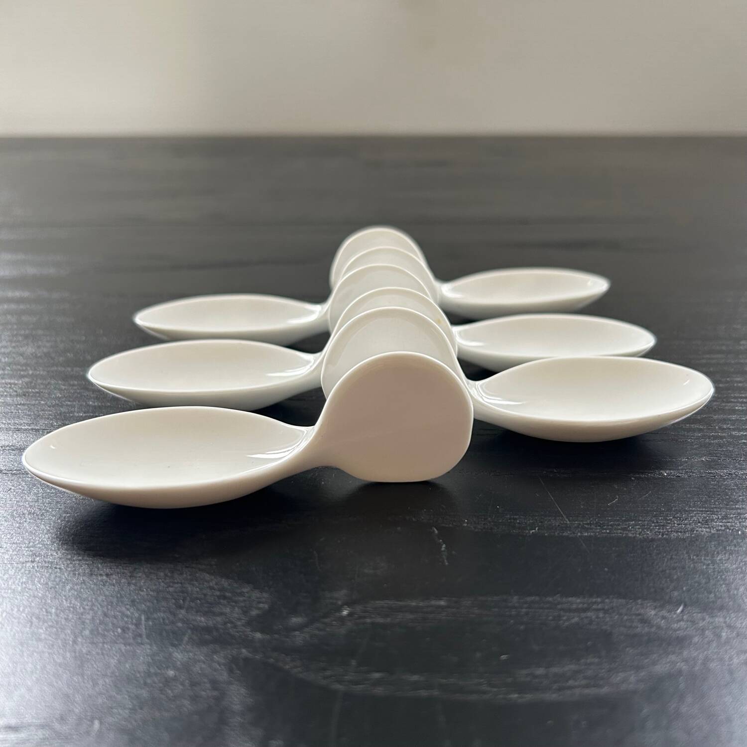 Set of 6 designer amuse bouche spoons