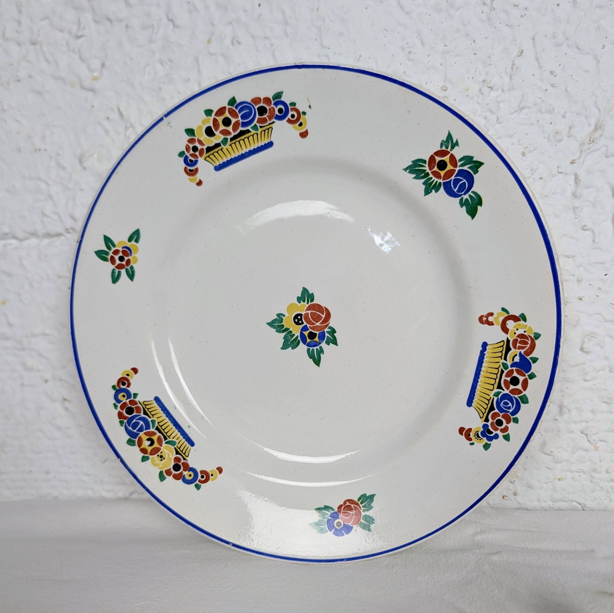 Assiette piédouche Moulin des Loups & Hamage