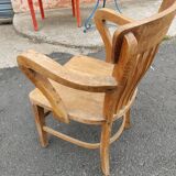 Child office armchair called "American" in oak circa 1920