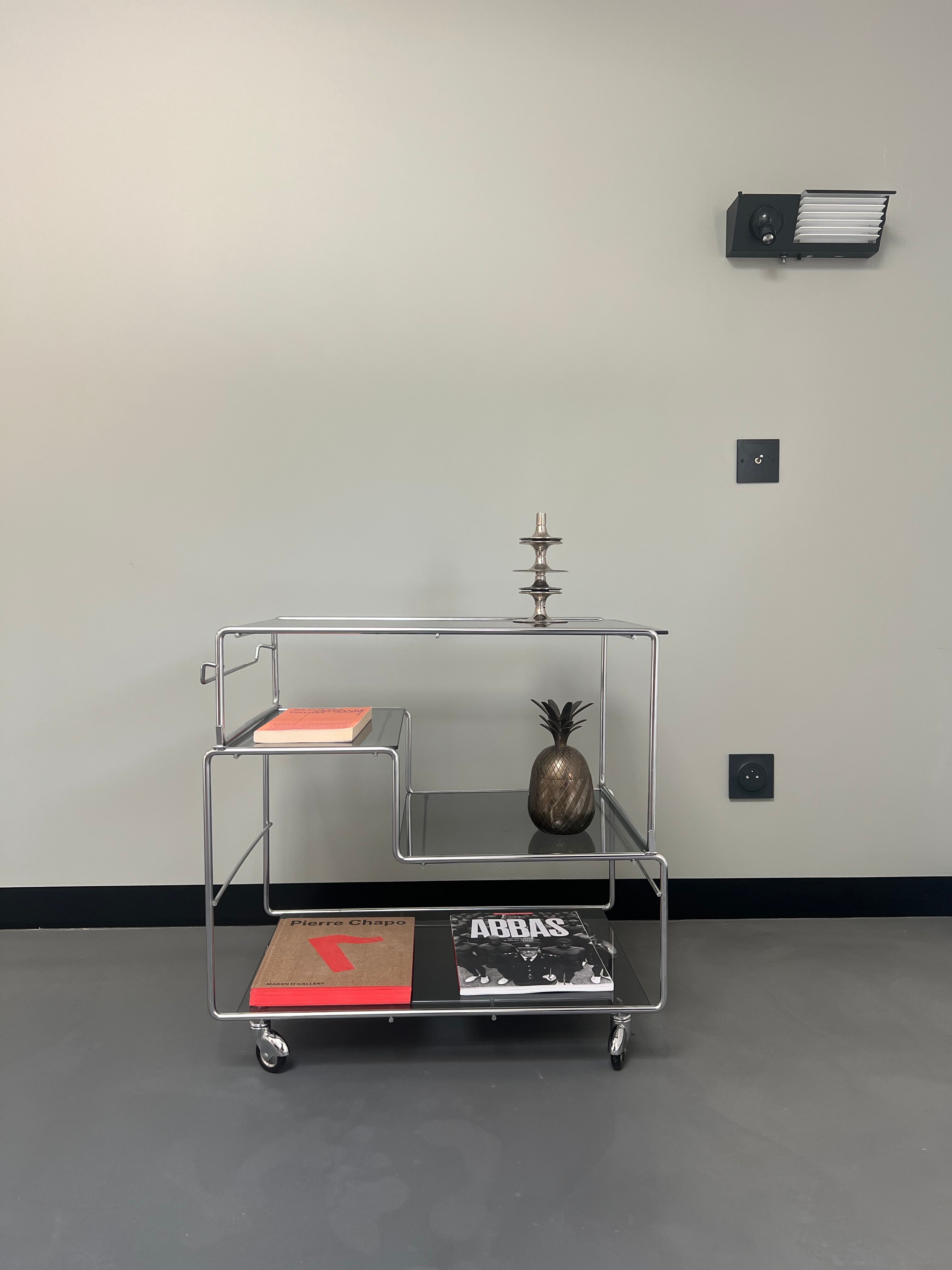 Coffee table trolley by Max Sauze, 60s