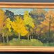 Swedish Oil on Panel – “Höst” by Ann‑Marie Ekbom Wikström