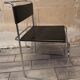 Set of 6 80s leather chairs