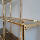 Shelf "false bamboo" 80 years gold metal