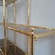 Shelf "false bamboo" 80 years gold metal