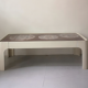 Coffee table in wood and ceramic, design 1970