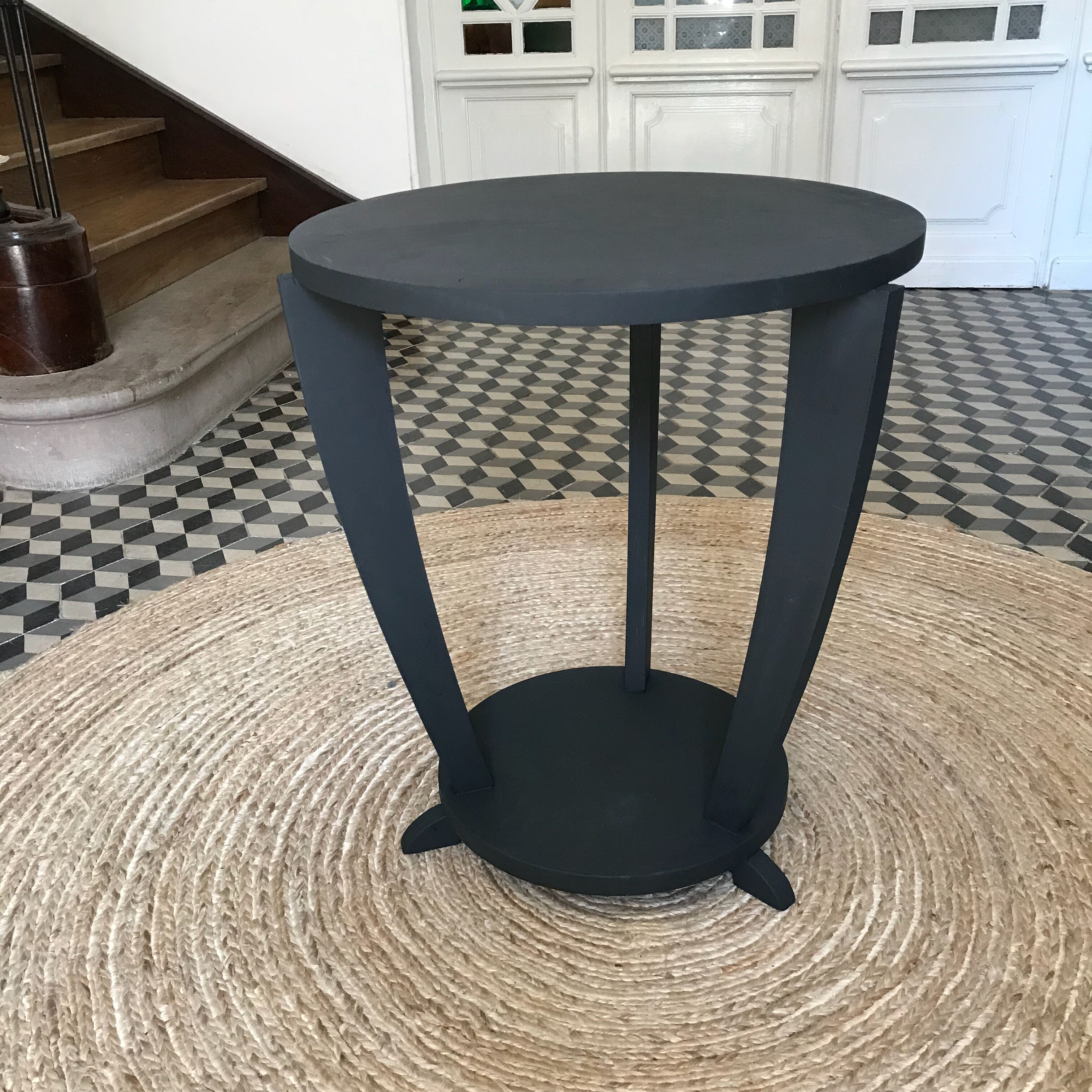 Art Deco tripod side table