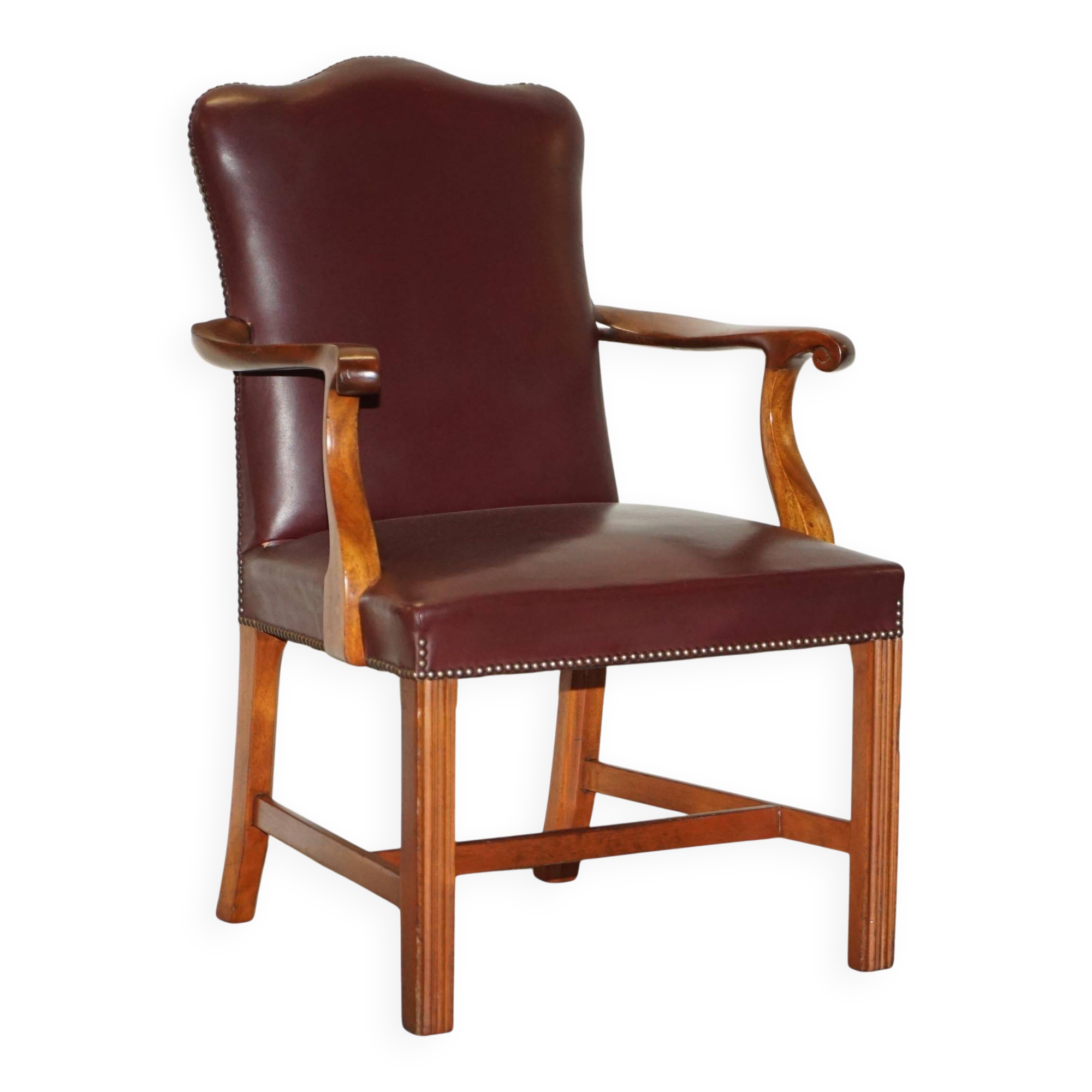Carver office chair in Spencer House leather