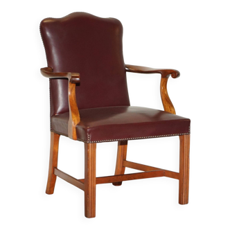 Carver office chair in Spencer House leather