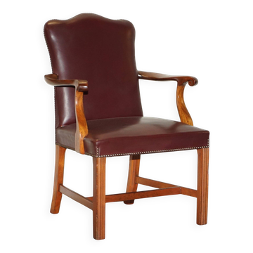 Carver office chair in Spencer House leather