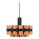 Copper lamp designed by Wener Schou for Coronell Elektro, 1970s