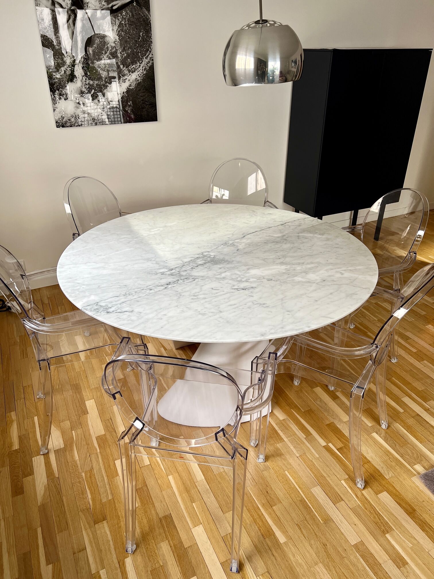 Set of 6 kartell Louis Ghost chairs - Philippe Starck