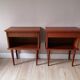 Paire de chevets en teck de style scandinave