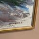Large Original Swedish Oil on Canvas – “Abstract Composition” by Johny Colebring – 1978 – Signed – Vintage & Framed – 83×73 cm
