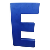 Plexiglas sign letter E