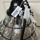 Glass and metal pendant light, Ulysses' garden