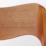 Set of 6 Niels Otto Møller Model 71 Dining Chairs, 1960s, Danish Vintage