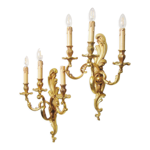 Paire d'appliques Lucien