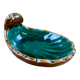 Decorative ceramic catchall in leaf shape – vintage