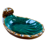 Decorative ceramic catchall in leaf shape – vintage