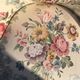 Fauteuil crapaud ancien à fleurs