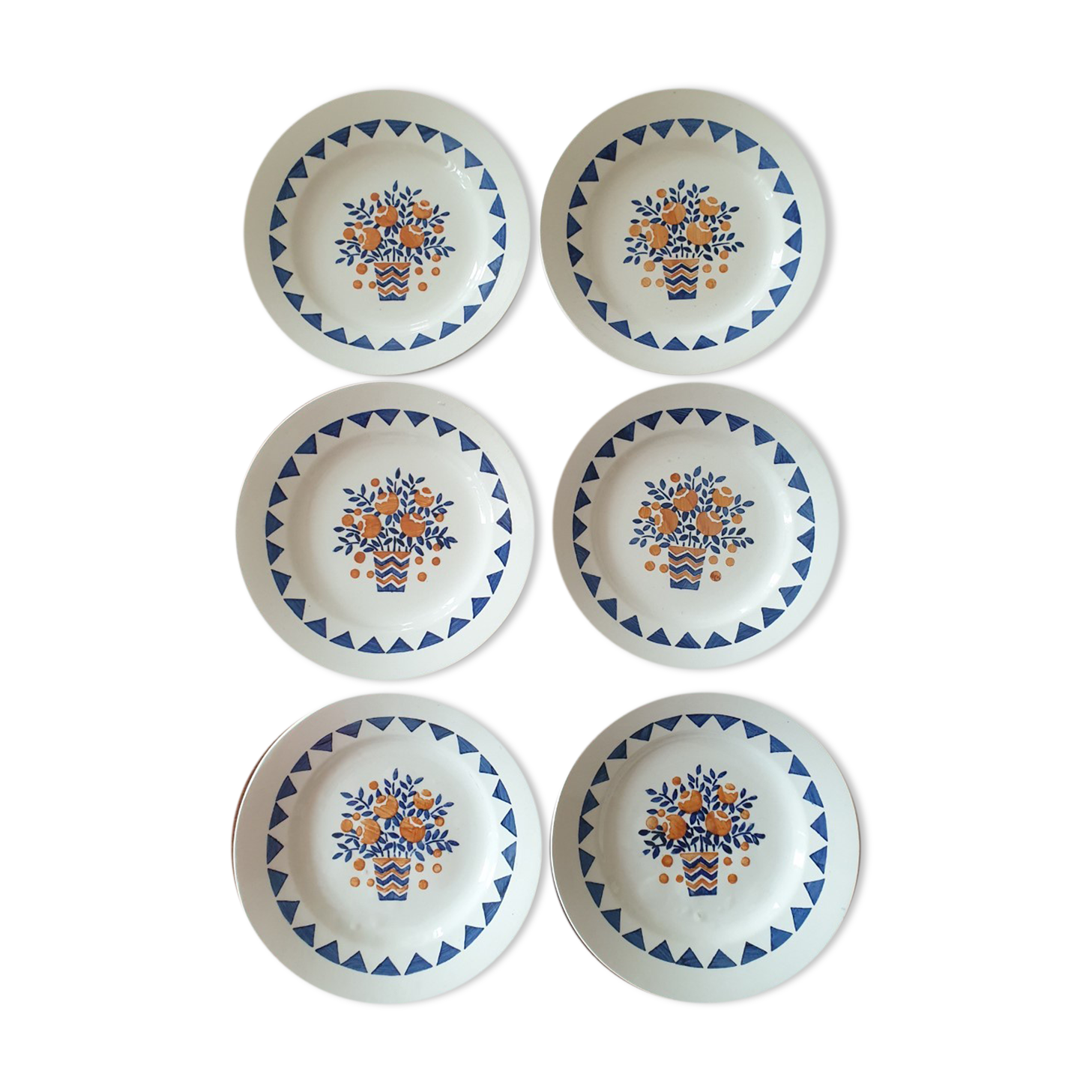Longwy antique plates