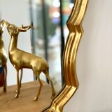 Old baroque gold mirror - 33x47cm