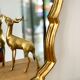 Old baroque gold mirror - 33x47cm
