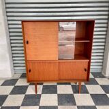 Scandinavian design teak showcase buffet