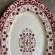 Jules Vieillard oval dish - Bordeaux in iron earth, "Louis XV" service