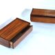 Vintage rosewood floating bedside tables. Set of two. 1960s