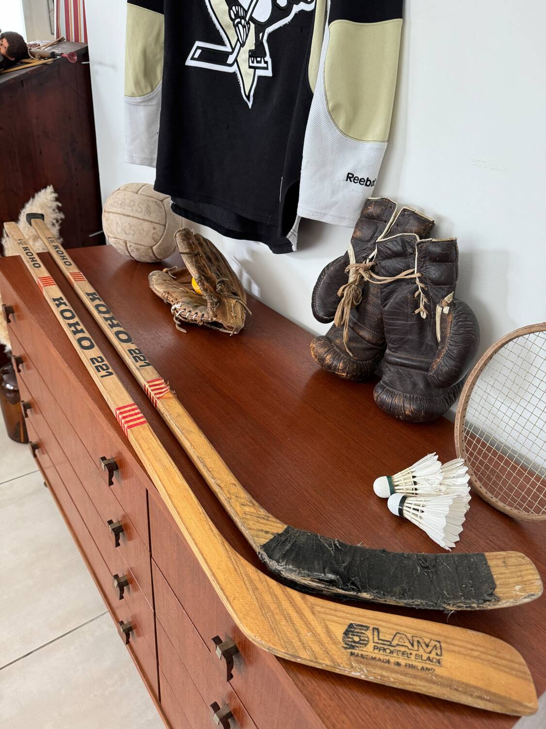 Vintage hockey stick