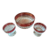 Salad bowl set and its 2 crystal cups
