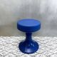 Tulip stool blue 70's interior, side table, mid-century interior